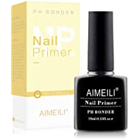 Los mejores  - AIMEILI Primer Uñas Nail Primer Bonder Base Preparación de Uñas Deshidratador Primer Para Uñas Esmalte Permanente sin…